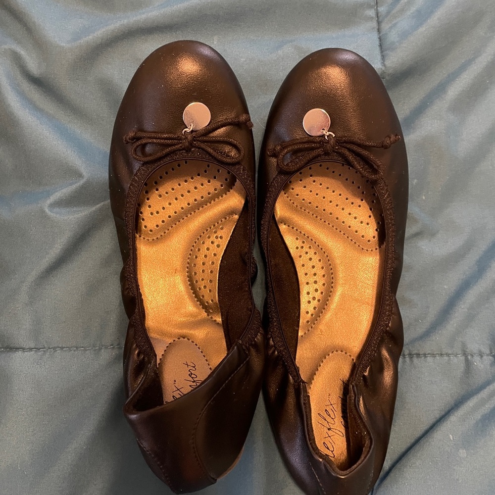 Dexflex Women's Scrunched Flats